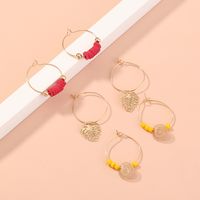 Fashion Geometric Alloy Plating Alloy Earrings 1 Set main image 4