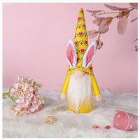 Easter Bunny Color Long Hat Dwarf Doll Decoration Wholesale Nihaojewelry sku image 11