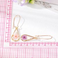 Women's Pastoral Flowers Alloy Resin Earrings Epoxy Earrings main image 3