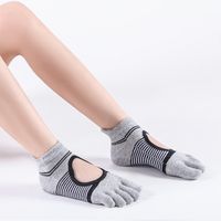 Women's Sports Stripe Cotton Blend Split Toe Hollow Out Socks main image 5