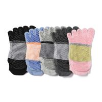 Women's Sports Stripe Cotton Blend Split Toe Hollow Out Socks main image 7