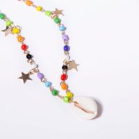 Women's Sweet Star Shell Resin Necklace Beaded main image 4