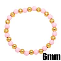 Fashion Copper Geometric Pattern Bracelet Daily Beads Copper Bracelets sku image 8