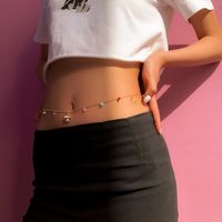 Women's Fashion Starfish Iron + Alloy + Acrylic + Pearl Waist Chain Plating No Inlaid main image 5