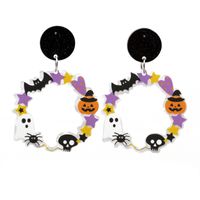 Mode Halloween-muster Acryl Keine Intarsien Ohrringe sku image 5