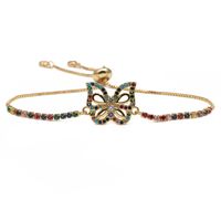 Fashion Butterfly Copper Zircon Bracelets sku image 4