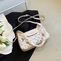 Women's Fashion Printing Quilted Square Magnetic Buckle Square Bag Underarm Bag Canvas Shoulder Bags main image 1