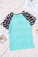 Women's Casual Ditsy Floral Leopard Polyester T-shirt T-shirts main image 6