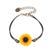 Pastoral Sunflower Alloy Bracelets sku image 1