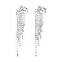 Femmes Mode Star Gland Alliage Strass Des Boucles D'oreilles Diamant Strass Artificiels Boucles D'oreilles sku image 2