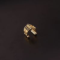 Ear Cartilage Rings & Studs Fashion Snake Copper Plating Inlay Zircon main image 5