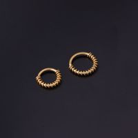 Unisex Fashion Circle Stainless Steel Metal Nose Ring Plating No Inlaid main image 3