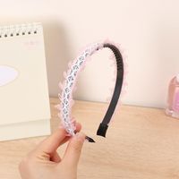 Women's Simple Style Solid Color Cloth Hair Accessories Handmade Hair Band sku image 3