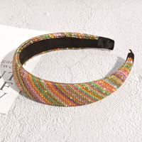 Women's Baroque Style Korean Style/korean Style Geometric Rhinestone Headwear Inlay Rhinestone Hair Band main image 4