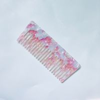 Factory Direct Sales South Korea Girl Acetate Comb Beautiful Square Anti-static Fashionable Hairdressing Comb sku image 7
