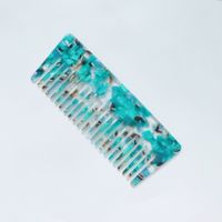Factory Direct Sales South Korea Girl Acetate Comb Beautiful Square Anti-static Fashionable Hairdressing Comb sku image 11