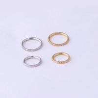 Unisex Fashion Circle Stainless Steel Nose Ring Plating Inlay Zircon main image 1