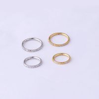 Unisex Fashion Circle Stainless Steel Nose Ring Plating Inlay Zircon main image 6