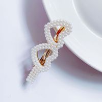 Women's Fashion Sweet Simple Style Water Drop Flower Bow Knot Plastic/resin Headwear Artificial Pearls Hair Clip sku image 18