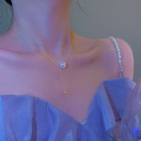Mujeres Estilo Coreano Perla Aleación Collar Perlas Artificiales Collares main image 1