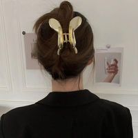 Women's Retro Sweet Bow Knot Metal Headwear Plating Hair Claws main image 3