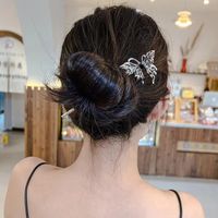 Women's Retro Fashion Bow Knot Metal Headwear Plating Hair Clip main image 2