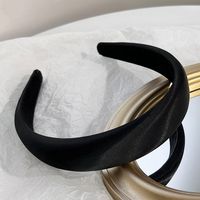 Women's Retro Solid Color Cloth Headwear Hair Band sku image 1