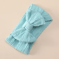 Kid's Fashion Simple Style Bow Knot Nylon Hair Accessories Hair Band sku image 10