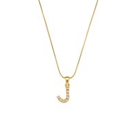 Einfacher Stil Brief Rostfreier Stahl Überzug Eingelegte Perlen Perle Vergoldet Halskette sku image 23