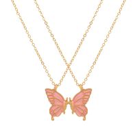 Lässig Ferien Einfacher Stil Schmetterling Legierung Großhandel Halskette Mit Anhänger main image 3