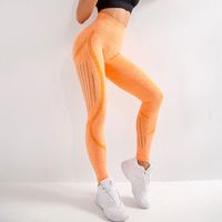 Fitness Stripe Chemical Fiber Blend Nylon Straight Pants Yoga Clothes sku image 14