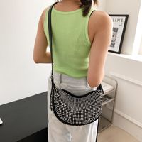 Women's Punk Solid Color Square Zipper Square Bag Pu Leather Shoulder Bags main image 6