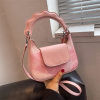Women's Pu Leather Solid Color Fashion Square Zipper Handbag Crossbody Bag main image 1
