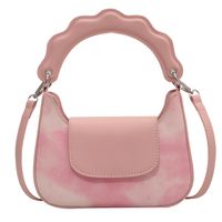 Women's Pu Leather Solid Color Fashion Square Zipper Handbag Crossbody Bag sku image 1
