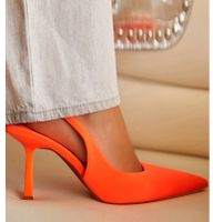 Women's Fashion Solid Color Pumps Point Toe Ultra High Heel High Heels main image 5