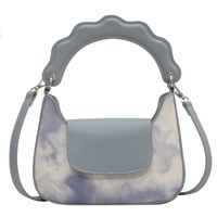 Women's Pu Leather Solid Color Fashion Square Zipper Handbag Crossbody Bag sku image 3