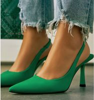 Women's Fashion Solid Color Pumps Point Toe Ultra High Heel High Heels main image 6