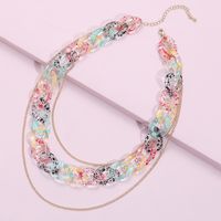 Women's Fashion Geometric Synthetic Resin Necklace Chain Necklaces main image 2
