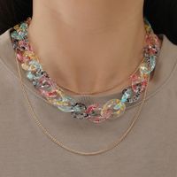 Women's Fashion Geometric Synthetic Resin Necklace Chain Necklaces main image 1