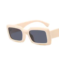 Unisex Fashion Square Resin Glasses sku image 4