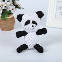 Cute Woven Animal Cotton Rope Molar Cat And Dog Toys sku image 24