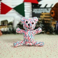 Cute Woven Animal Cotton Rope Molar Cat And Dog Toys sku image 18