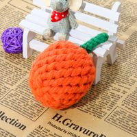 Cute Woven Animal Cotton Rope Molar Cat And Dog Toys sku image 10