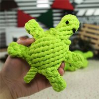 Cute Woven Animal Cotton Rope Molar Cat And Dog Toys sku image 37