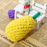 Cute Woven Animal Cotton Rope Molar Cat And Dog Toys sku image 14