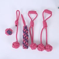 Einfache Kauzähne Gewebtes Baumwollseil Hundespielzeug-set sku image 25