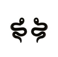 Women's Simple Style Snake Stainless Steel No Inlaid Ear Studs Plating Stainless Steel Earrings main image 5