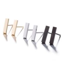 Women's Simple Style Geometric Stainless Steel No Inlaid Ear Studs Stainless Steel Earrings main image 3