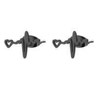Women's Simple Style Electrocardiogram Stainless Steel No Inlaid Ear Studs Stainless Steel Earrings main image 5