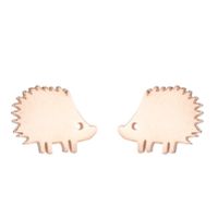 Simple Style Animal Stainless Steel Hollow Out Ear Studs 1 Pair sku image 26